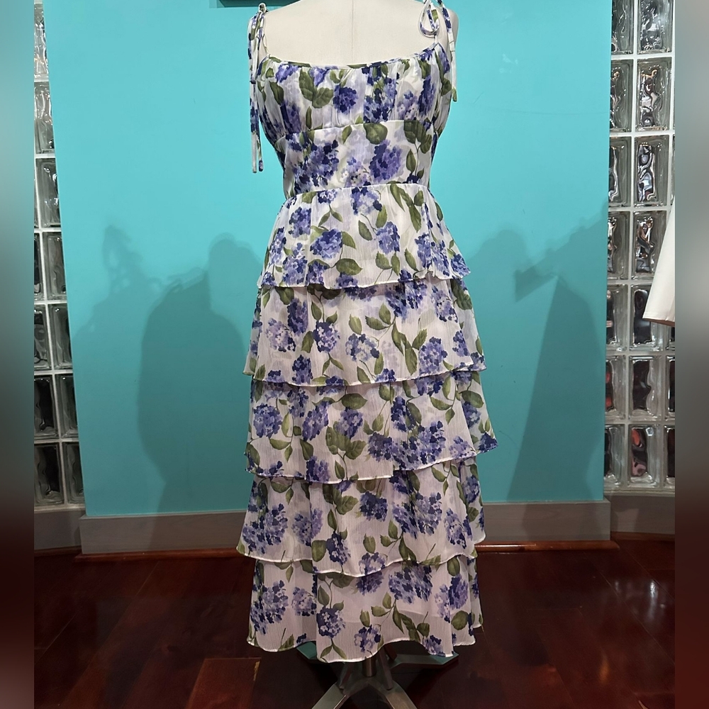 Amanda Uprichard Adelina Midi Dress Size Large